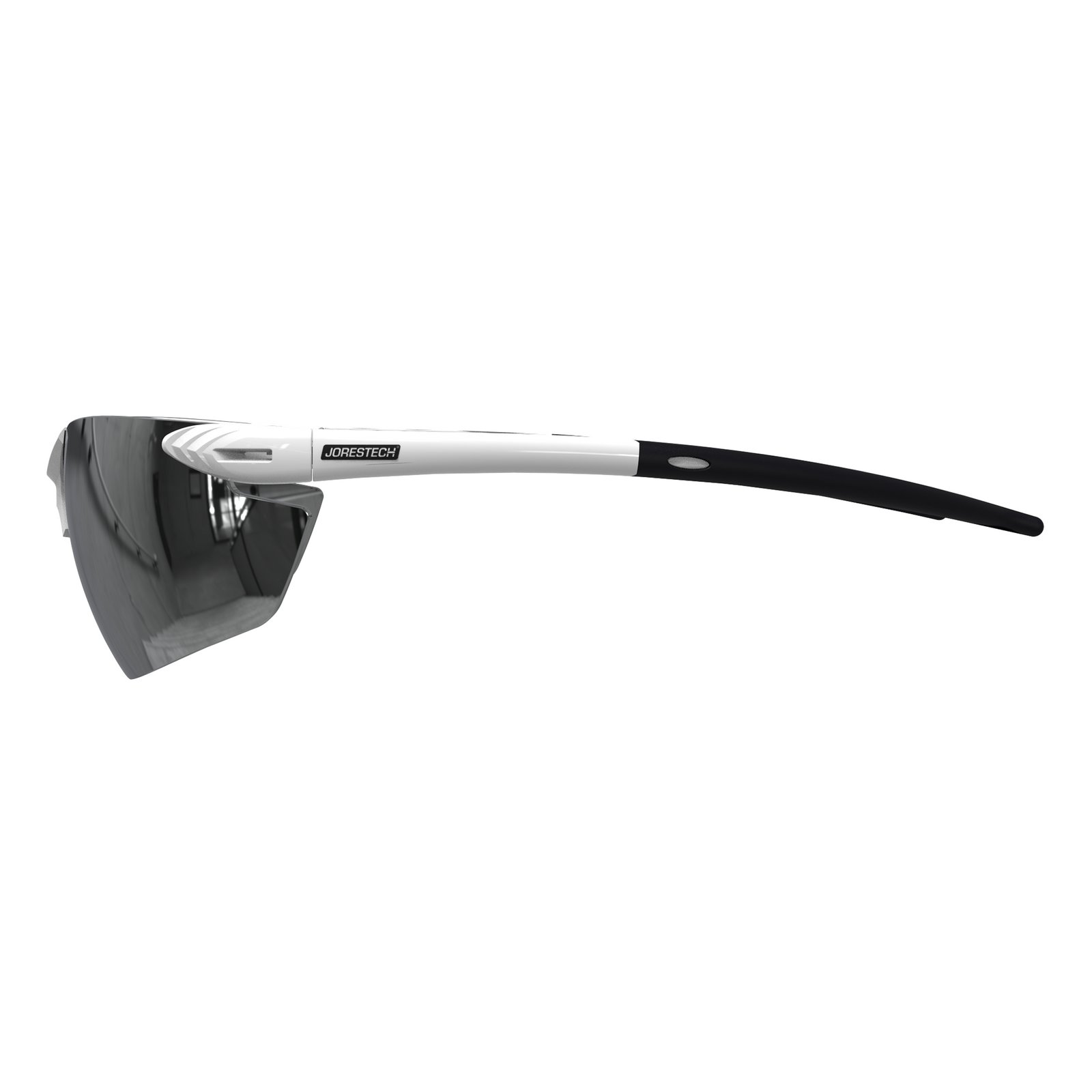 Wraparound Safety Glasses with Flexible Rubber Temple Tips