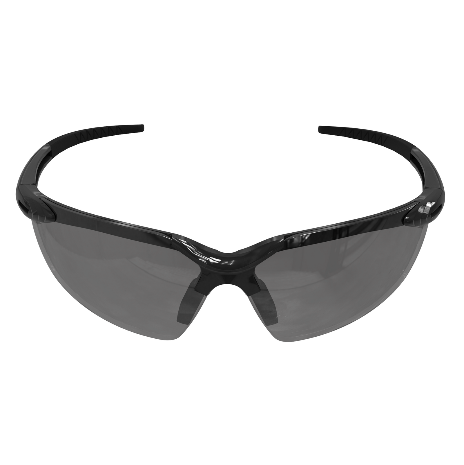 Wraparound Safety Glasses with Flexible Rubber Temple Tips