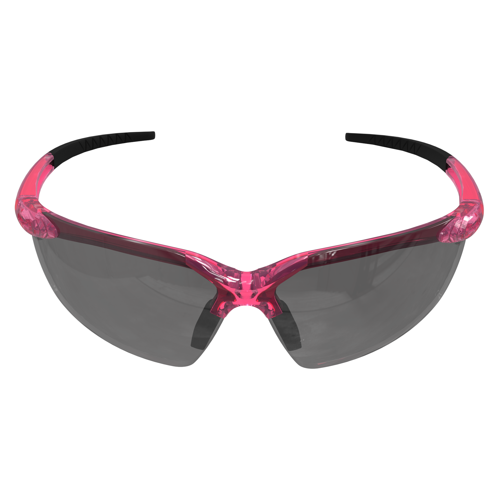 Wraparound Safety Glasses with Flexible Rubber Temple Tips