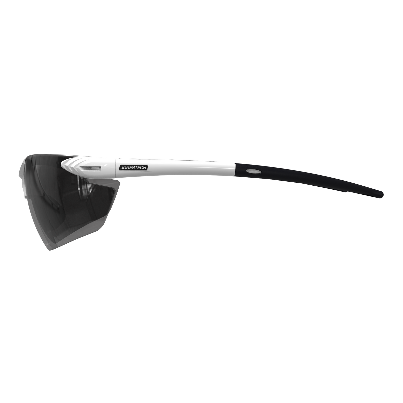 Wraparound Safety Glasses with Flexible Rubber Temple Tips