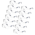 Wraparound Safety Glasses for High Impact Protection - Pack of 12