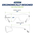 Wraparound Safety Glasses for High Impact Protection - Pack of 12