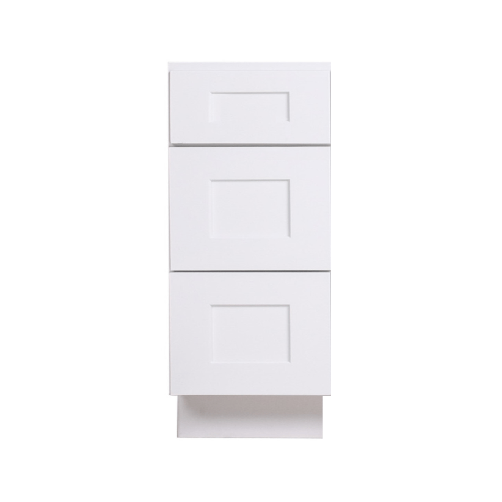 80-Inch White Shaker Double-Sink Bathroom Vanity with Drawers