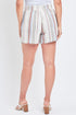 Women's Linen Lounge Shorts with Frayed Hem