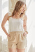 Women's Lifestyle Double Gauze Shorts With Tassel