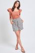 Women's High Rise Pull-On Cuffed Shorts