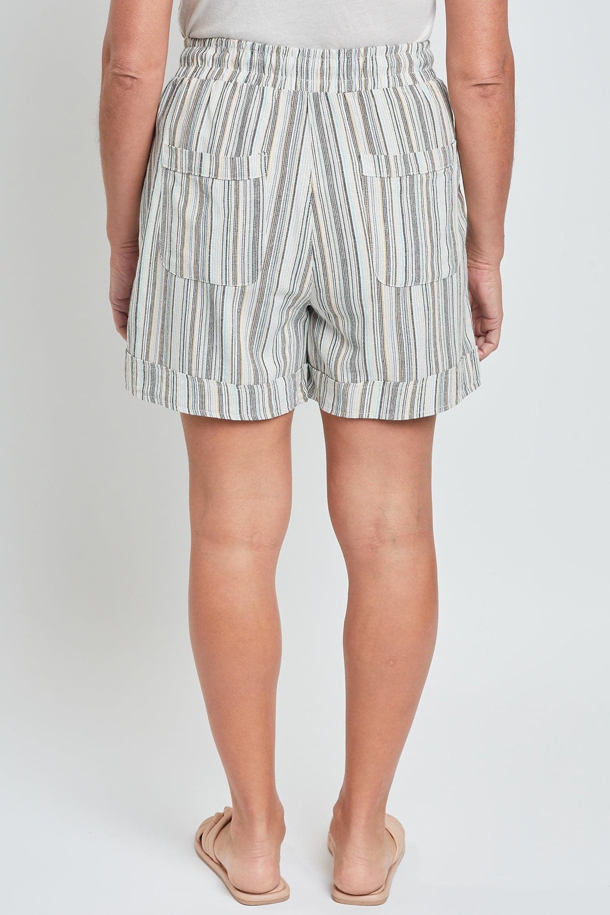 Women's High Rise Pull-On Cuffed Shorts