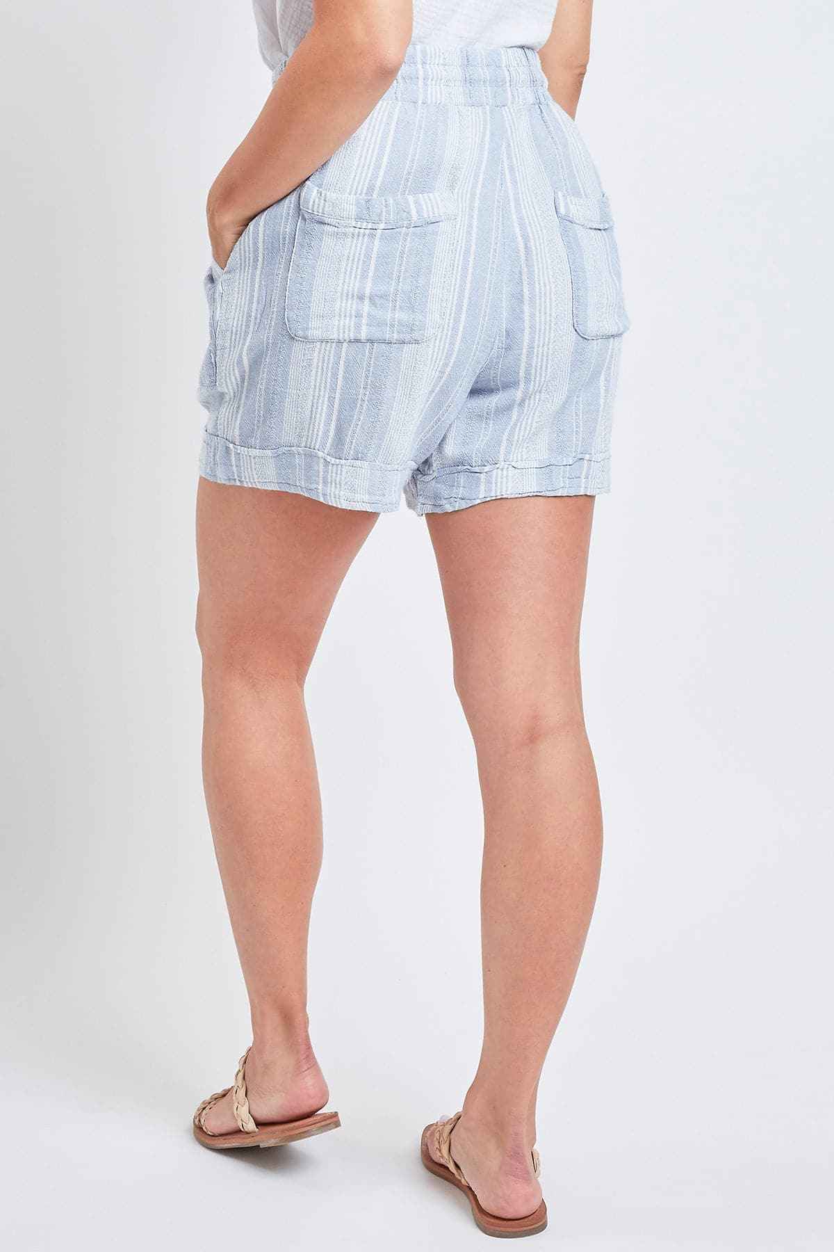 Women's High Rise Pull-On Cuffed Shorts