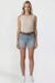 Women's Belted Premium Stretch Fold-Over Cuff Shorts
