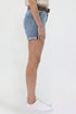 Women's Belted Premium Stretch Fold-Over Cuff Shorts