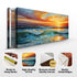 Canvas Print: "Sunset Surge"