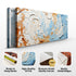 Canvas Print: "Pebble Tides III"
