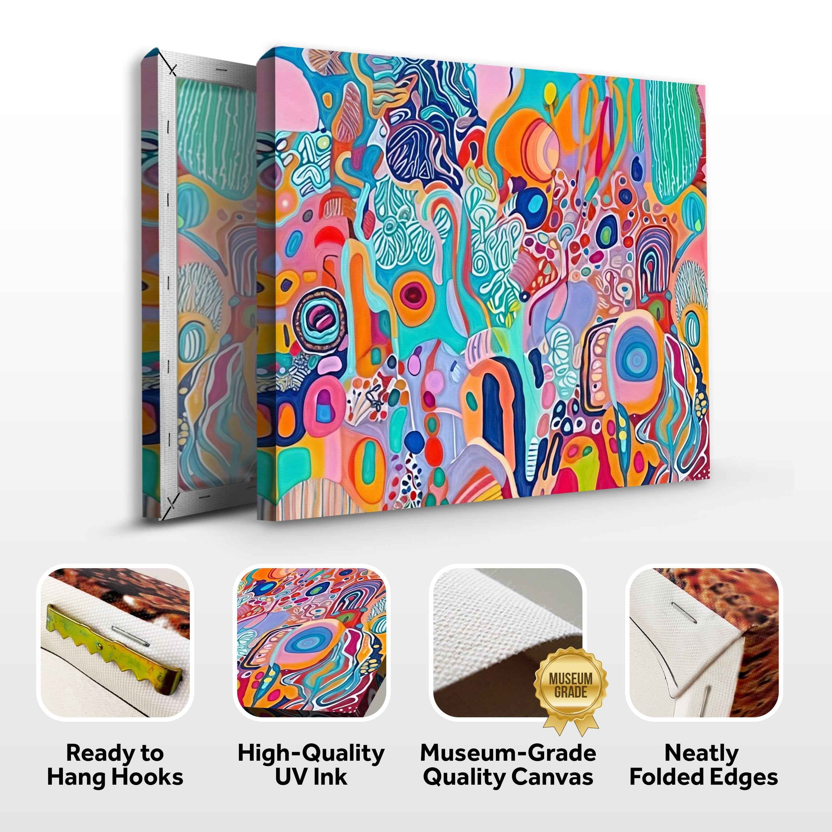 Canvas Print: "Kaleidoscopic Voyage III"