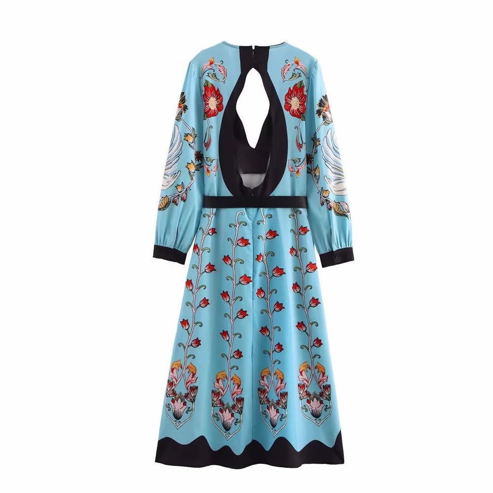 Waist-Cinched Floral Dress, The Met | Women - BYMANYC ® New York