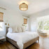 Walker Edison | Boho Rattan Flush Mount Ceiling Light