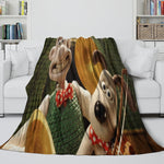 Wallace Gromit Blanket Flannel Throw Room Decoration