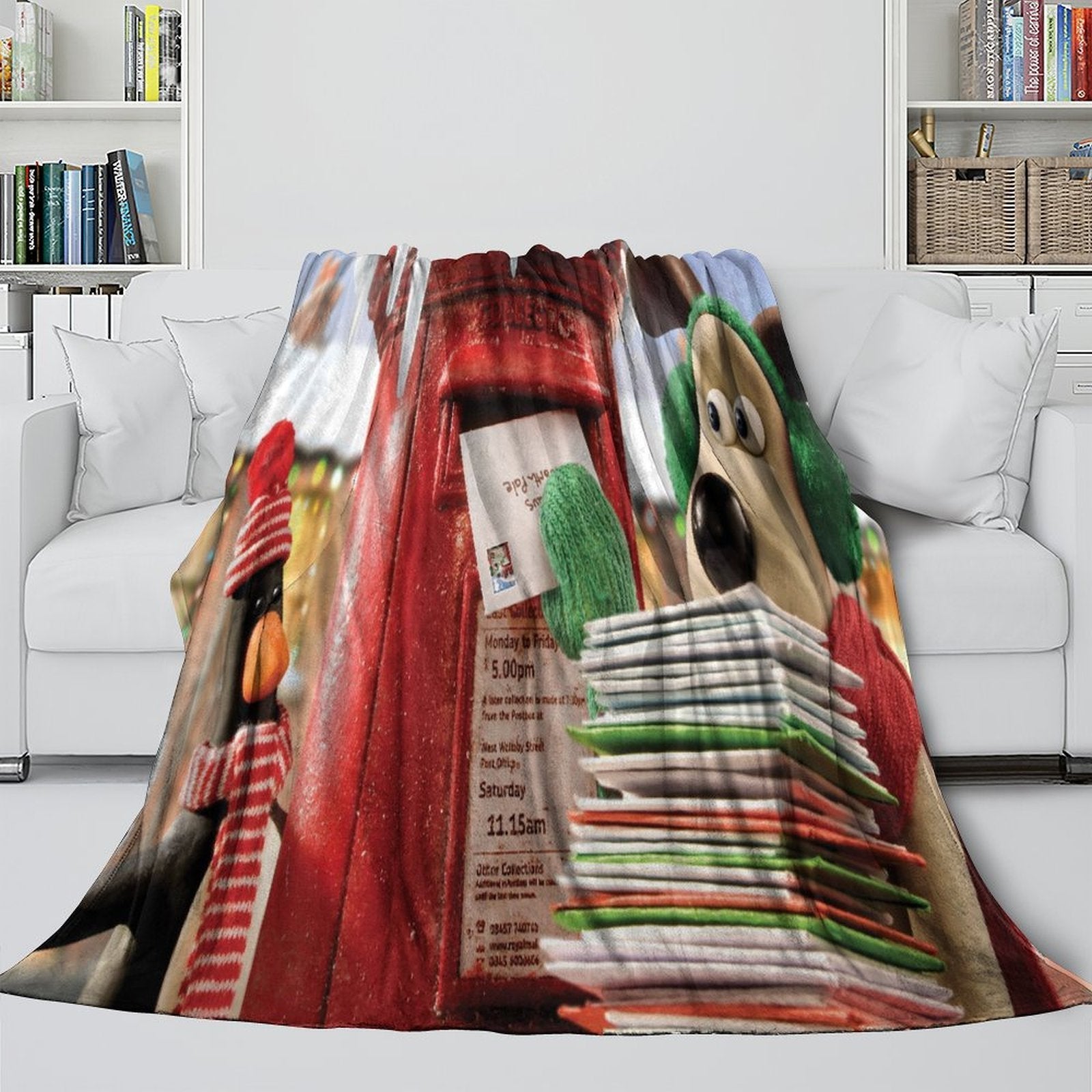 Wallace Gromit Blanket Flannel Throw Room Decoration