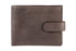 Sakkas Bifold Press Stud Mens Leather Wallet With Gift Bag