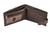 Sakkas Bifold Press Stud Mens Leather Wallet With Gift Bag