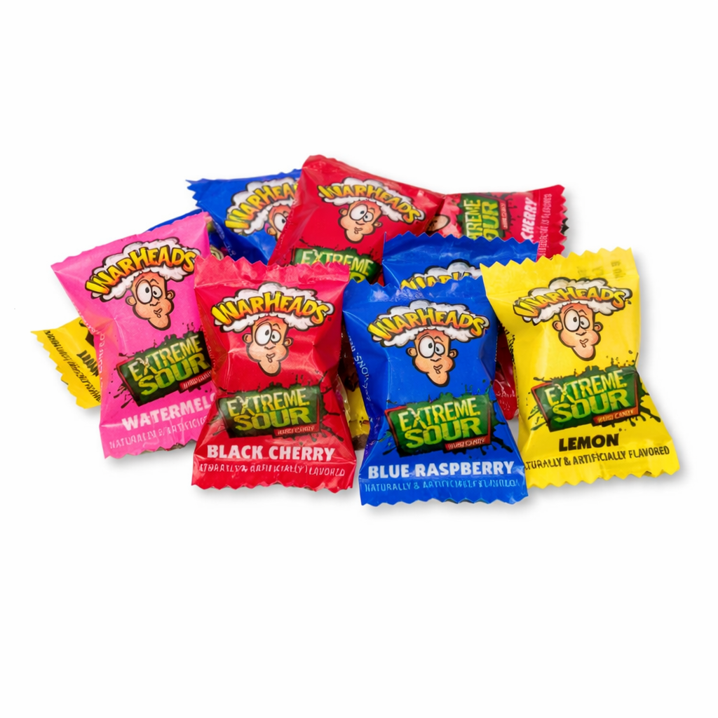Warheads Extreme Sour Assorted Fruit Flavors – Hard Candy – Bulk Value Bag