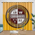 Washington Commanders Curtains Blackout Window Drapes Room Decoration
