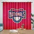 Washington Nationals Curtains Blackout Window Drapes Room Decoration