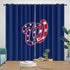 Washington Nationals Curtains Blackout Window Drapes Room Decoration