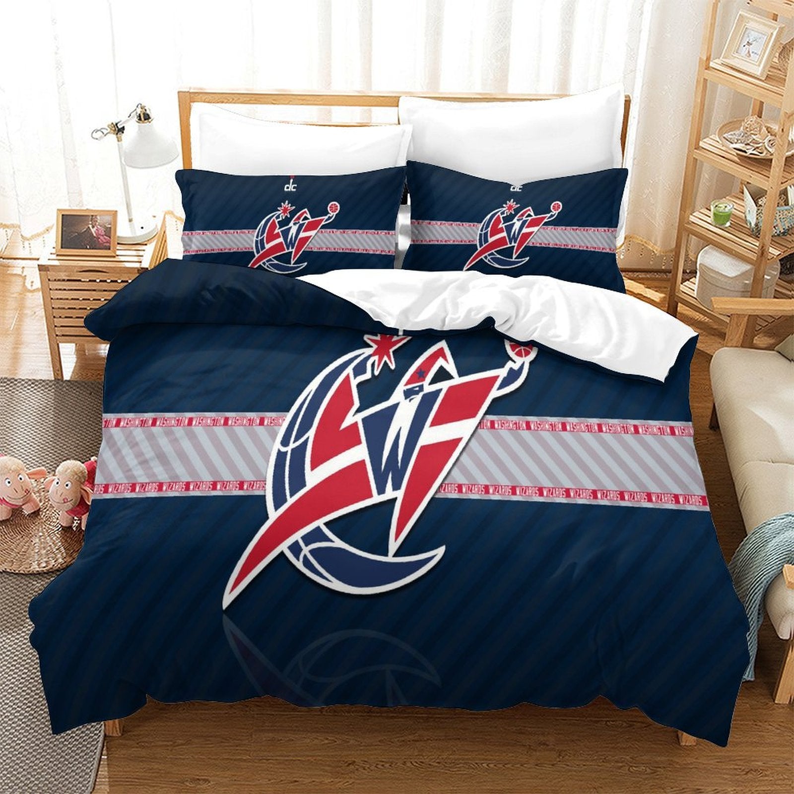 Washington Wizards Bedding Set Duvet Cover Without Filler