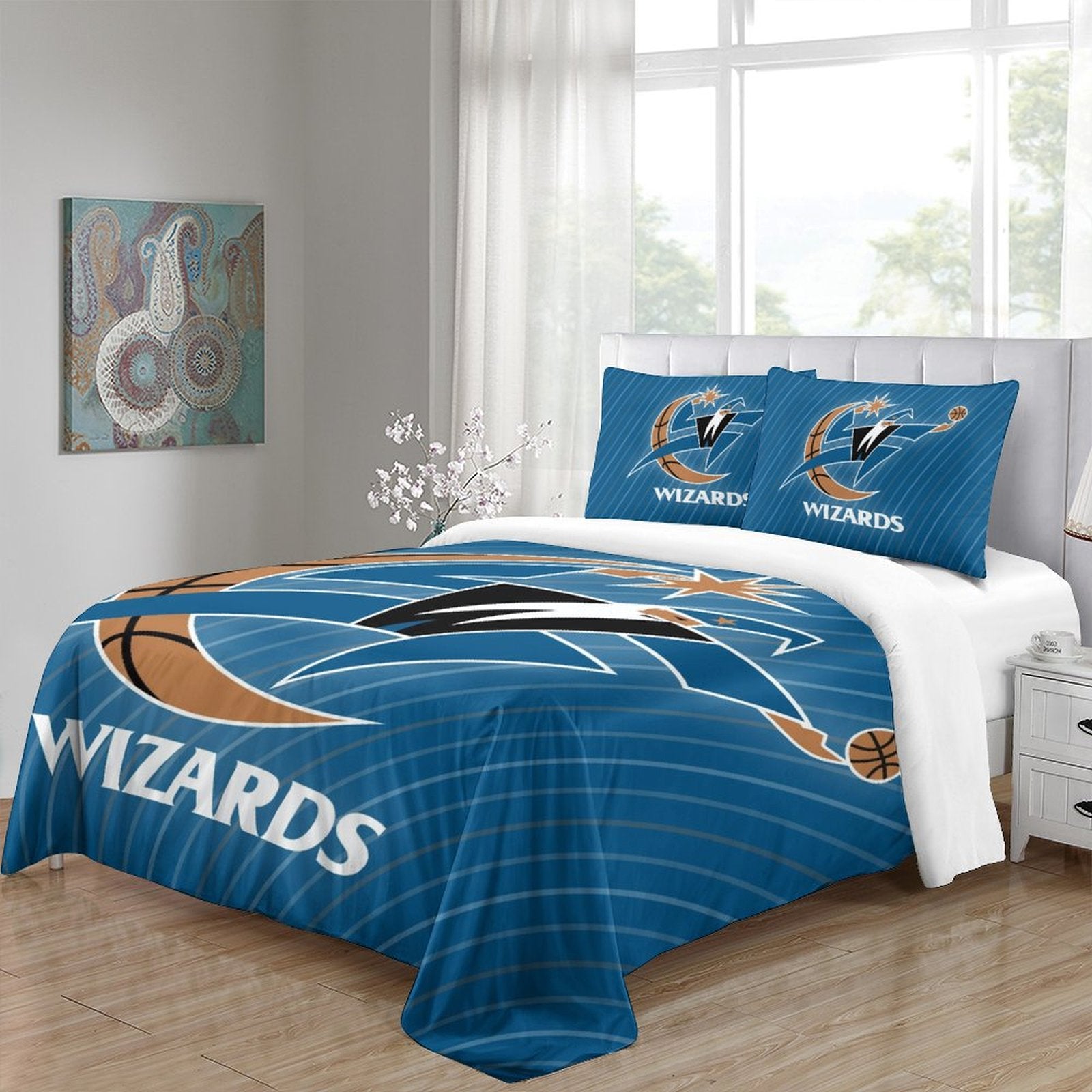 Washington Wizards Bedding Set Duvet Cover Without Filler