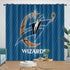Washington Wizards Curtains Blackout Window Drapes Room Decoration