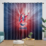 Washington Wizards Curtains Blackout Window Drapes Room Decoration
