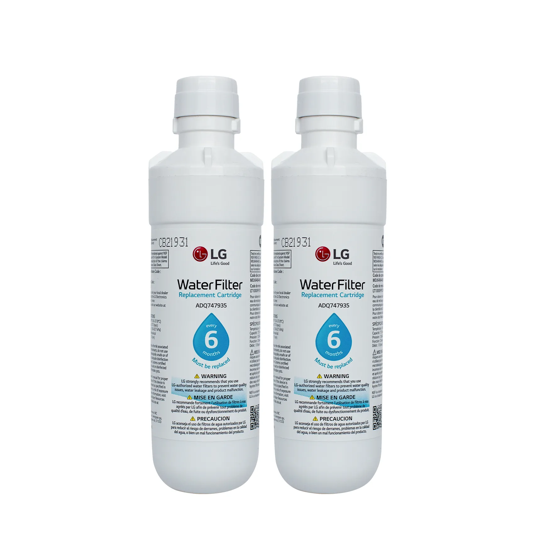 LG ADQ747935 Refrigerator Water Filter