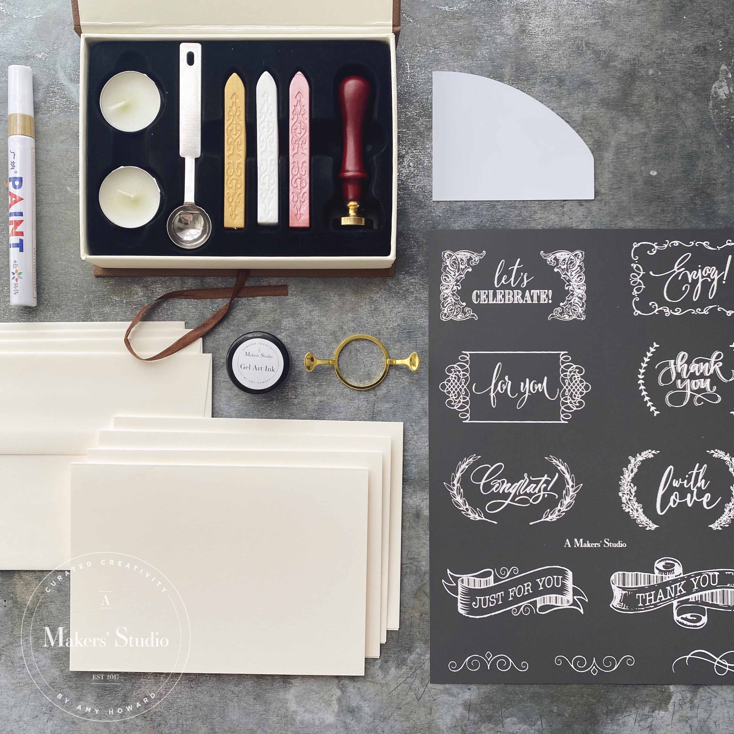 Wax Stamp Stationery Kit
