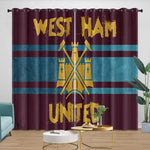 West Ham United Curtains Blackout Window Drapes Room Decoration