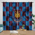 West Ham United Curtains Blackout Window Drapes Room Decoration