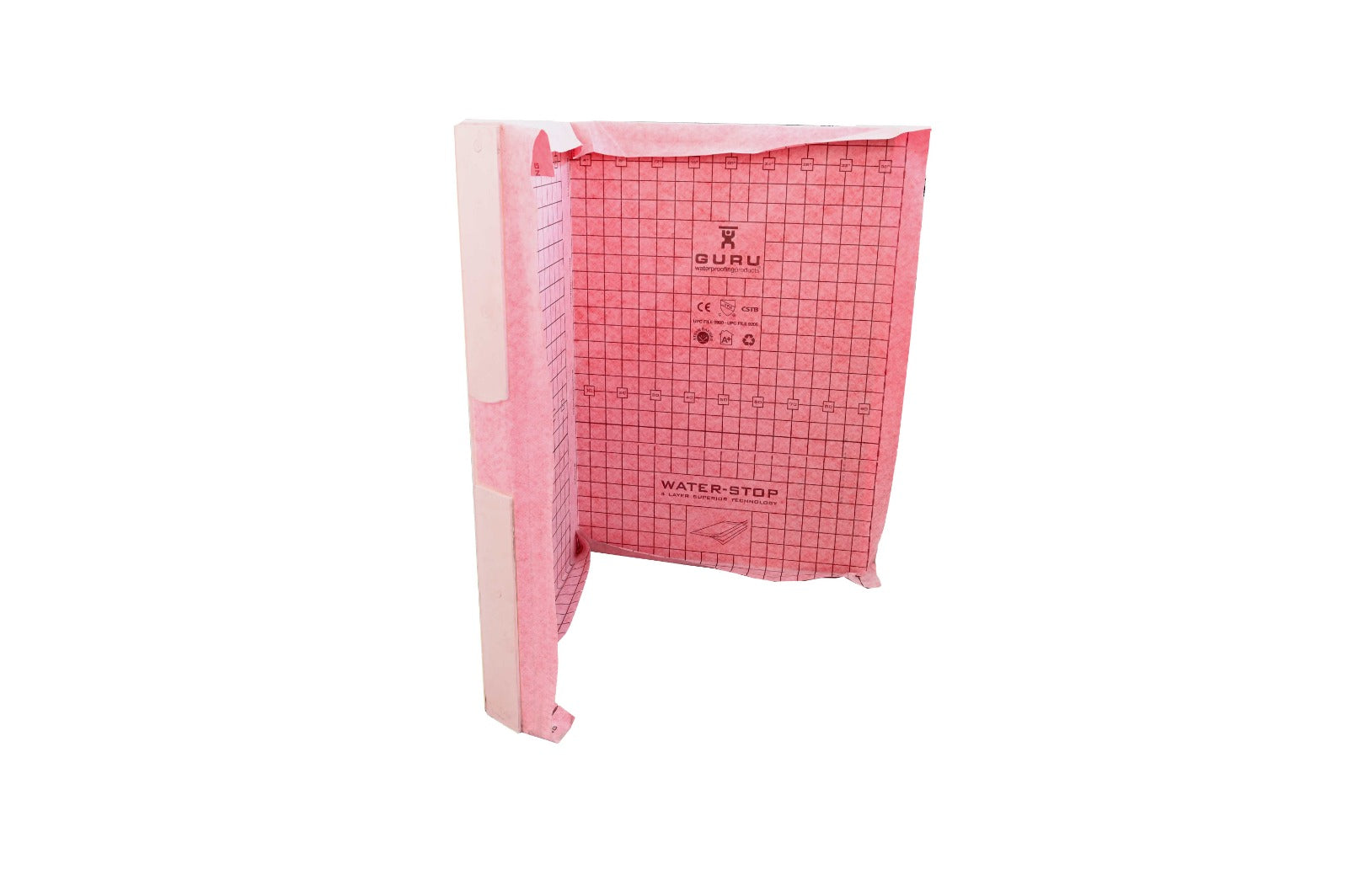 GURU Shower Linear Drain Superkit 49-1/2"x47-1/2" PVC with Drain - SKU: ISU0021 - Tundra Globe