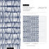 Abstract Wallpaper with Irregular Vertical Lines in Navy Blue and White - B087