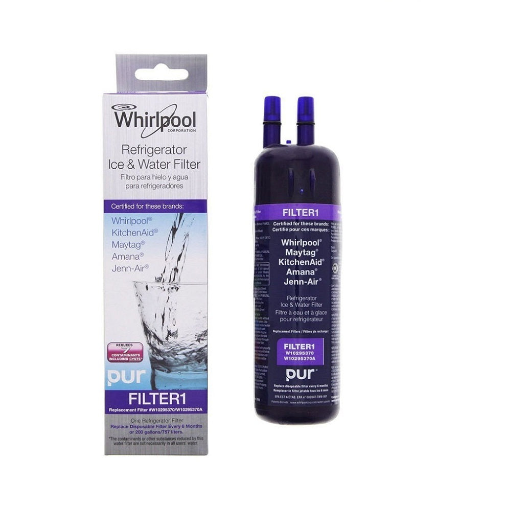 Whirlpool Water Filter W10295370A Pur Filter 1 W10295370 Refrigerator