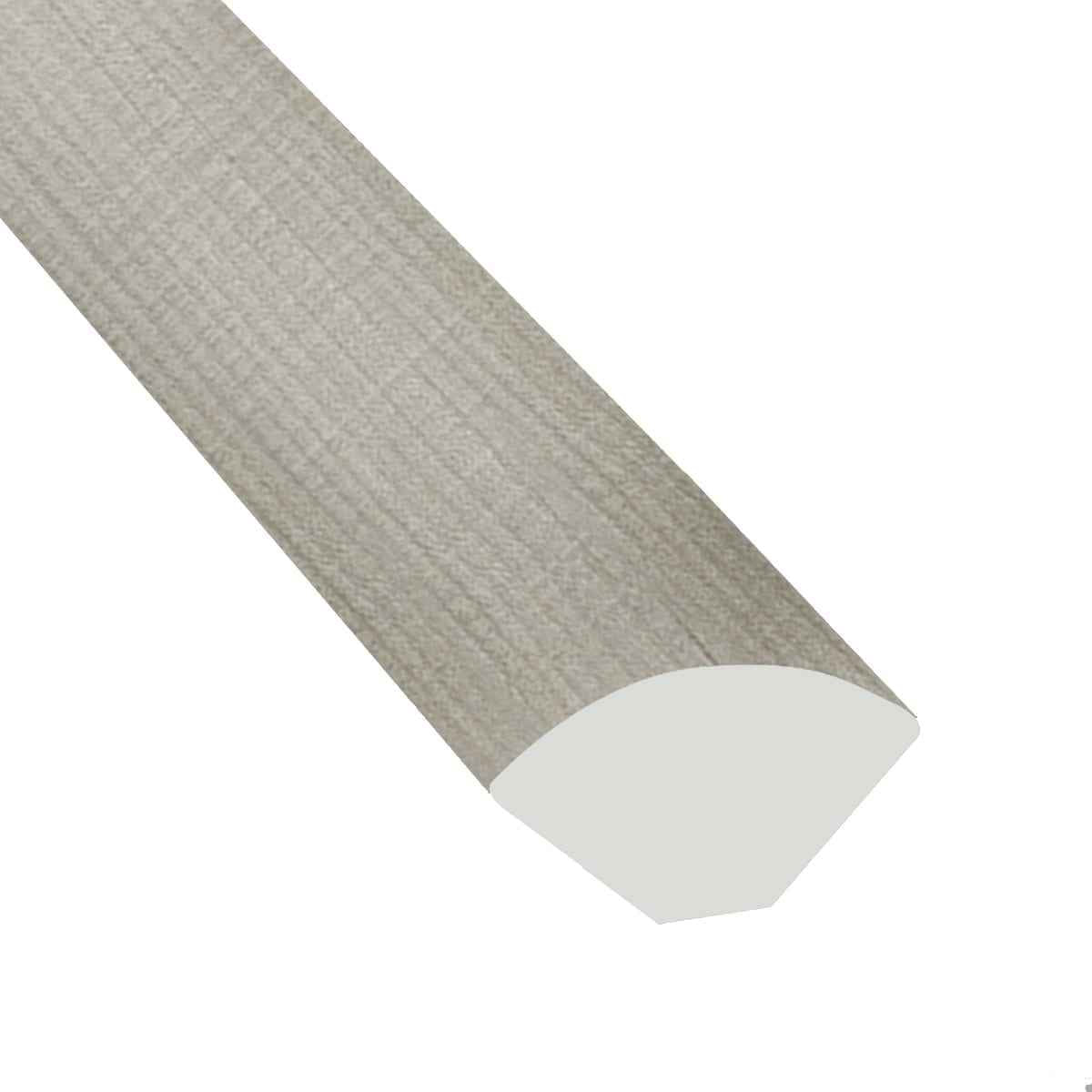 Whitby White 0.75" Thick x 0.625" Wide x 94" Length Luxury Vinyl Quarter Round Molding-MSI Everlife
