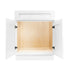 80-Inch White Shaker Double-Sink Bathroom Vanity with Drawers
