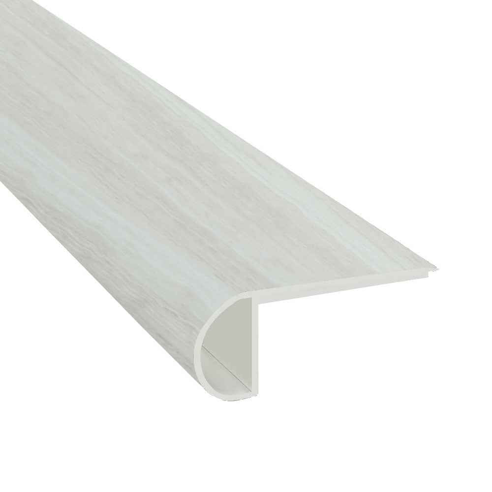 White Ocean 0.75" Thick x 2.75" Wide x 94" Length Luxury Vinyl Flush Stairnose Molding-MSI Everlife