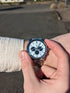White and Black Chronograph Watch