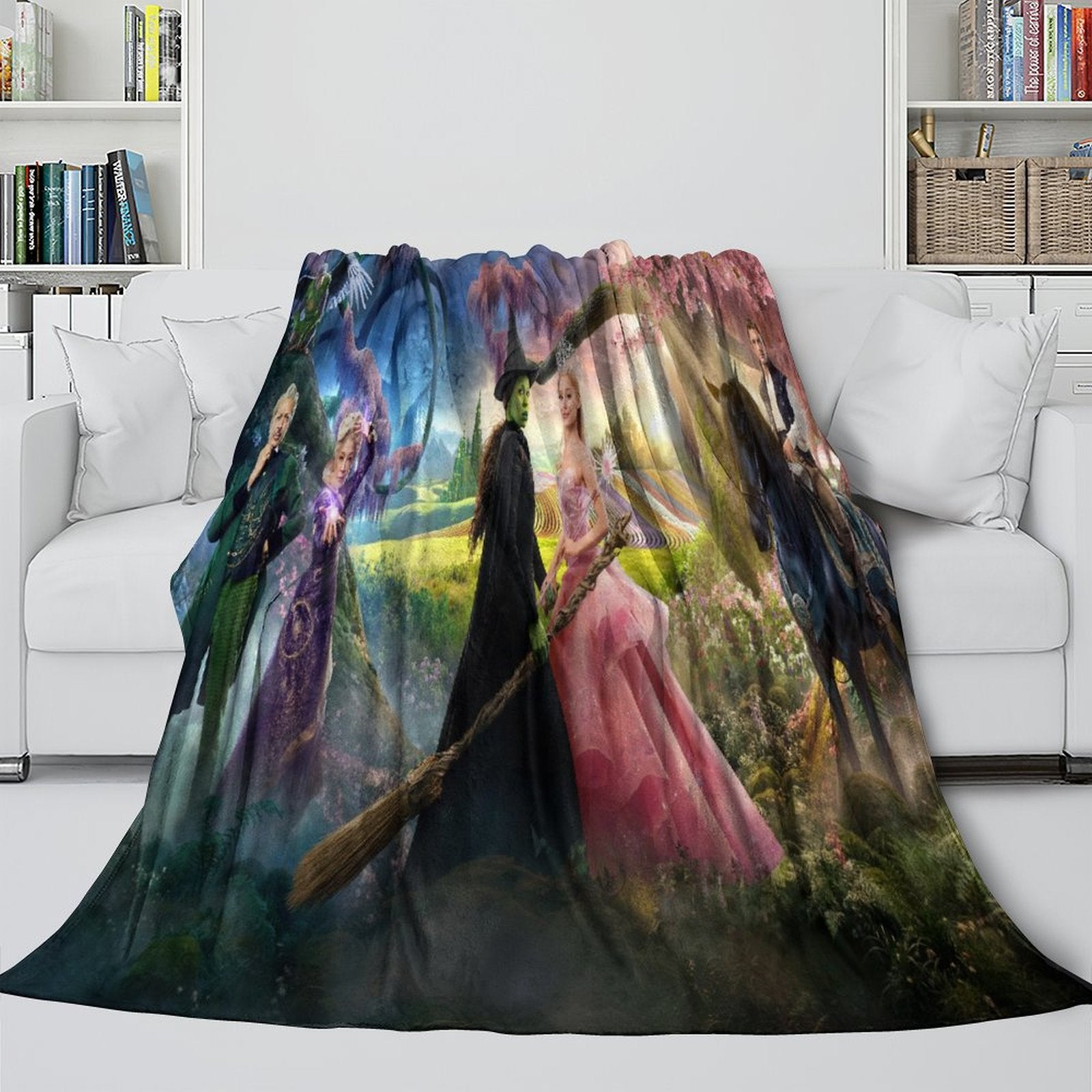 Wicked For Good Blanket Flannel Throw Room Decoration