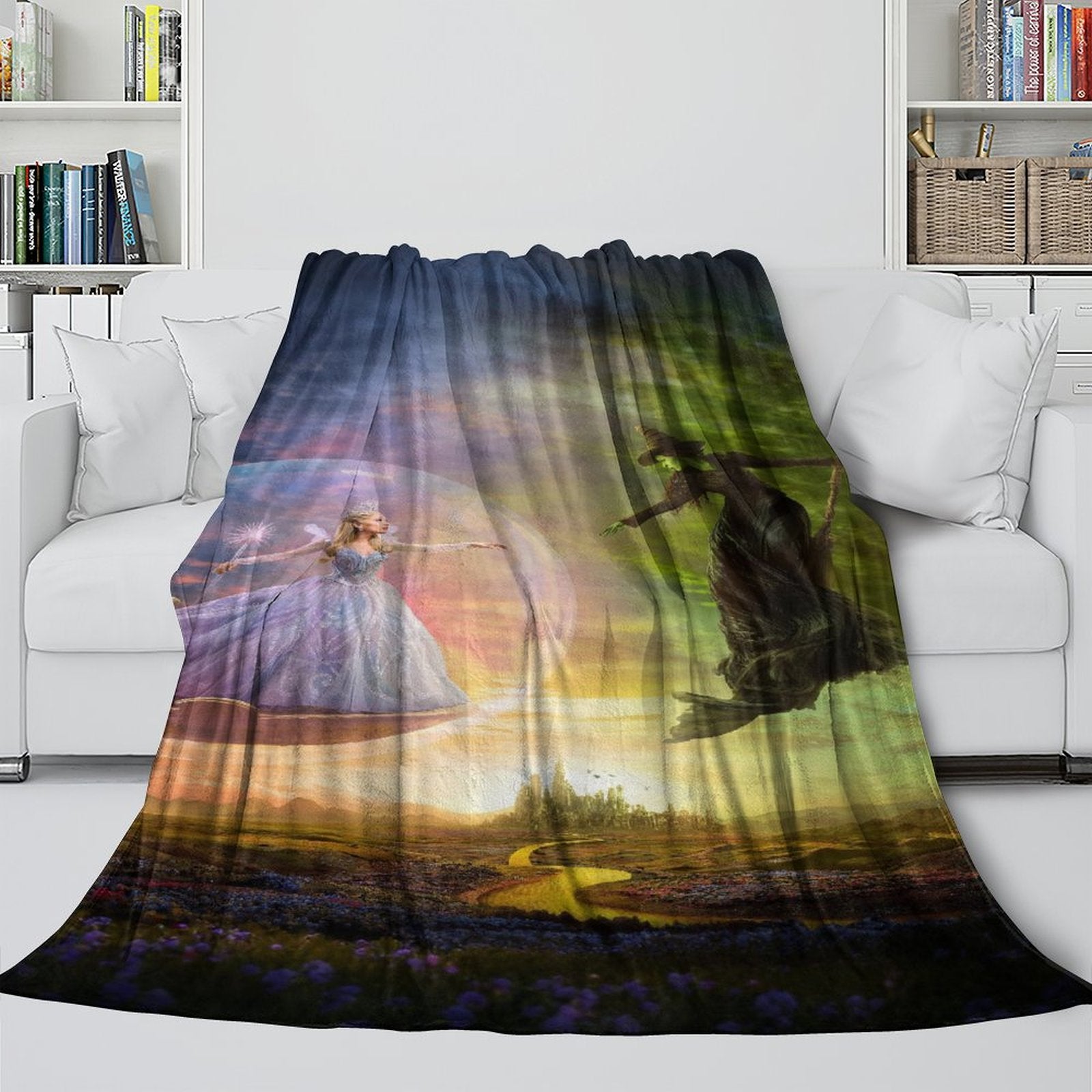 Wicked For Good Blanket Flannel Throw Room Decoration