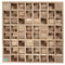 Wood Acoustic Diffuser Panel | Solid Paulownia Wood Sound Diffuser for Studios & Home Theaters