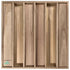 Wood Acoustic Diffuser Panel | Solid Paulownia Wood Sound Diffuser for Studios & Home Theaters