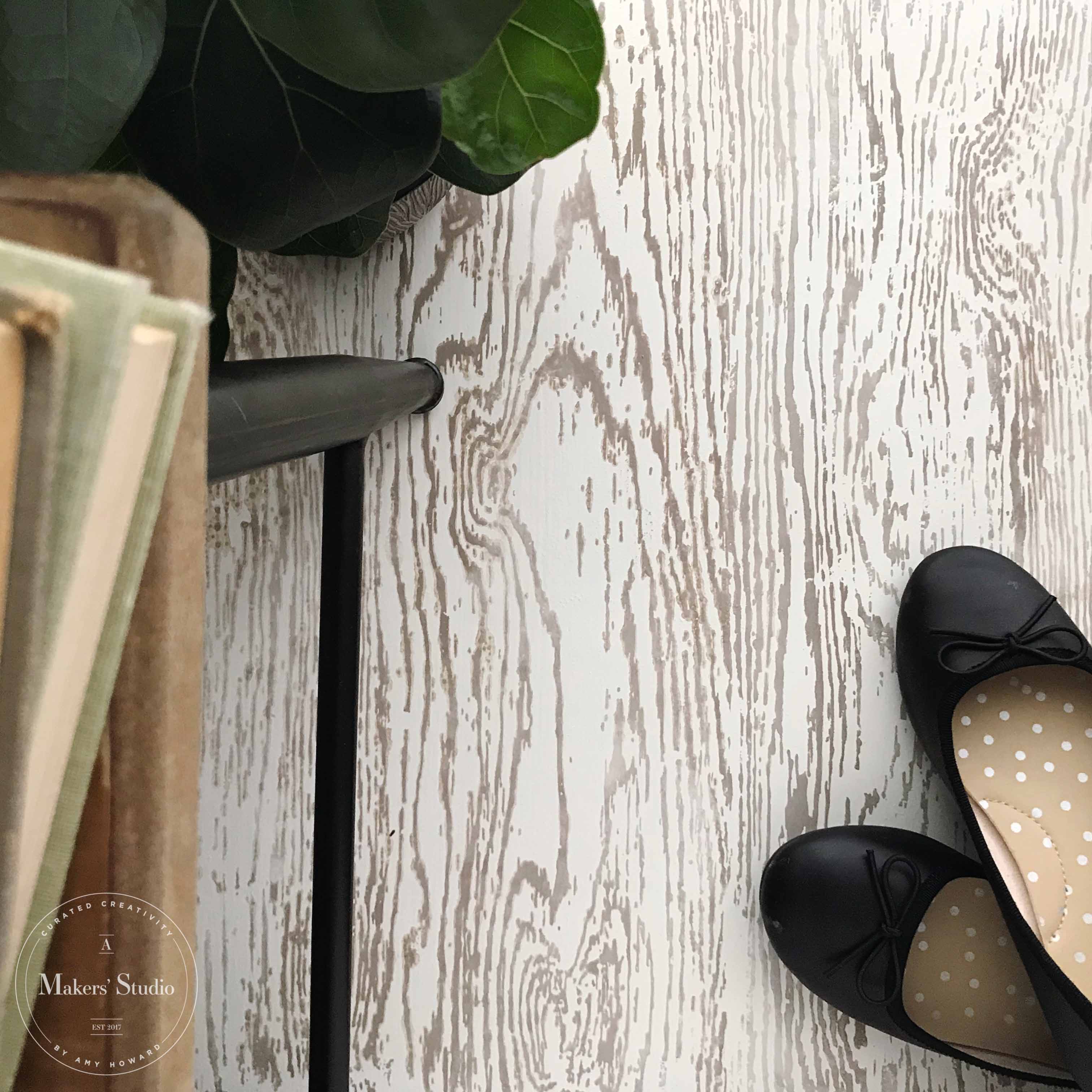 Woodgrain - Mesh Stencil 12x18