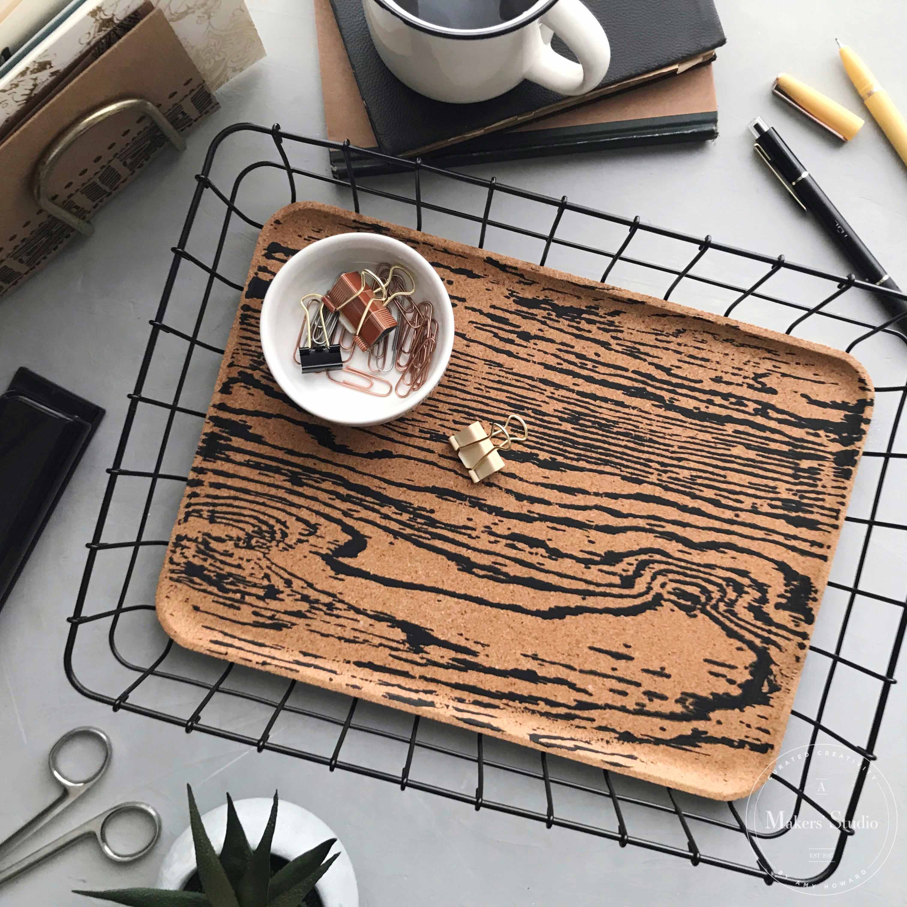 Woodgrain - Mesh Stencil 12x18