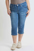 Women's Plus Premium Stretch Essential Capri