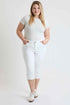Women's Plus Premium Stretch Cuff Essential Capri
